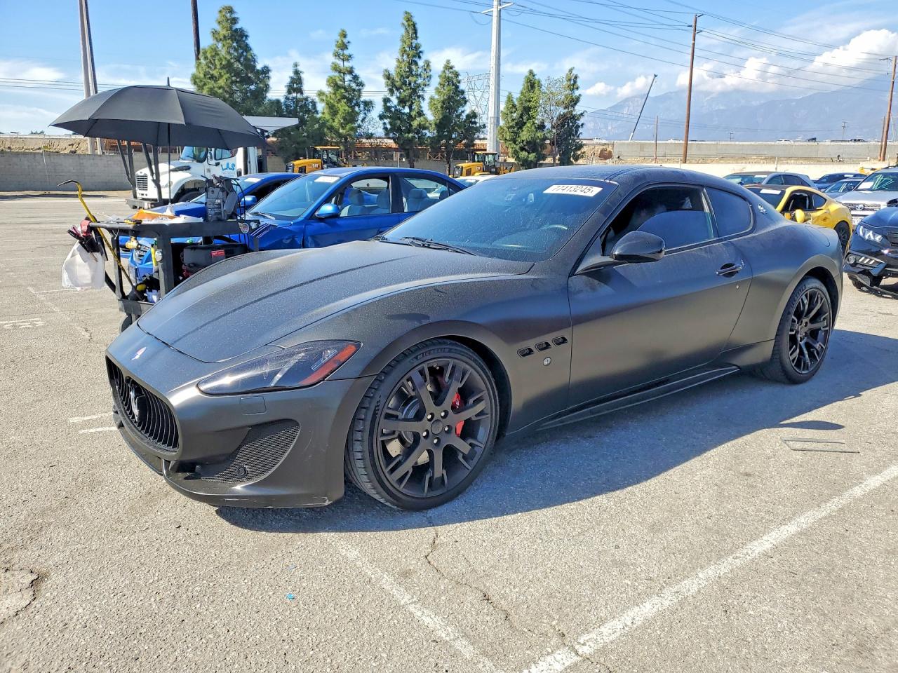 2013 Maserati GranTurismo Sport, VIN ZAM45VLA0D0070295 — Undercarriage