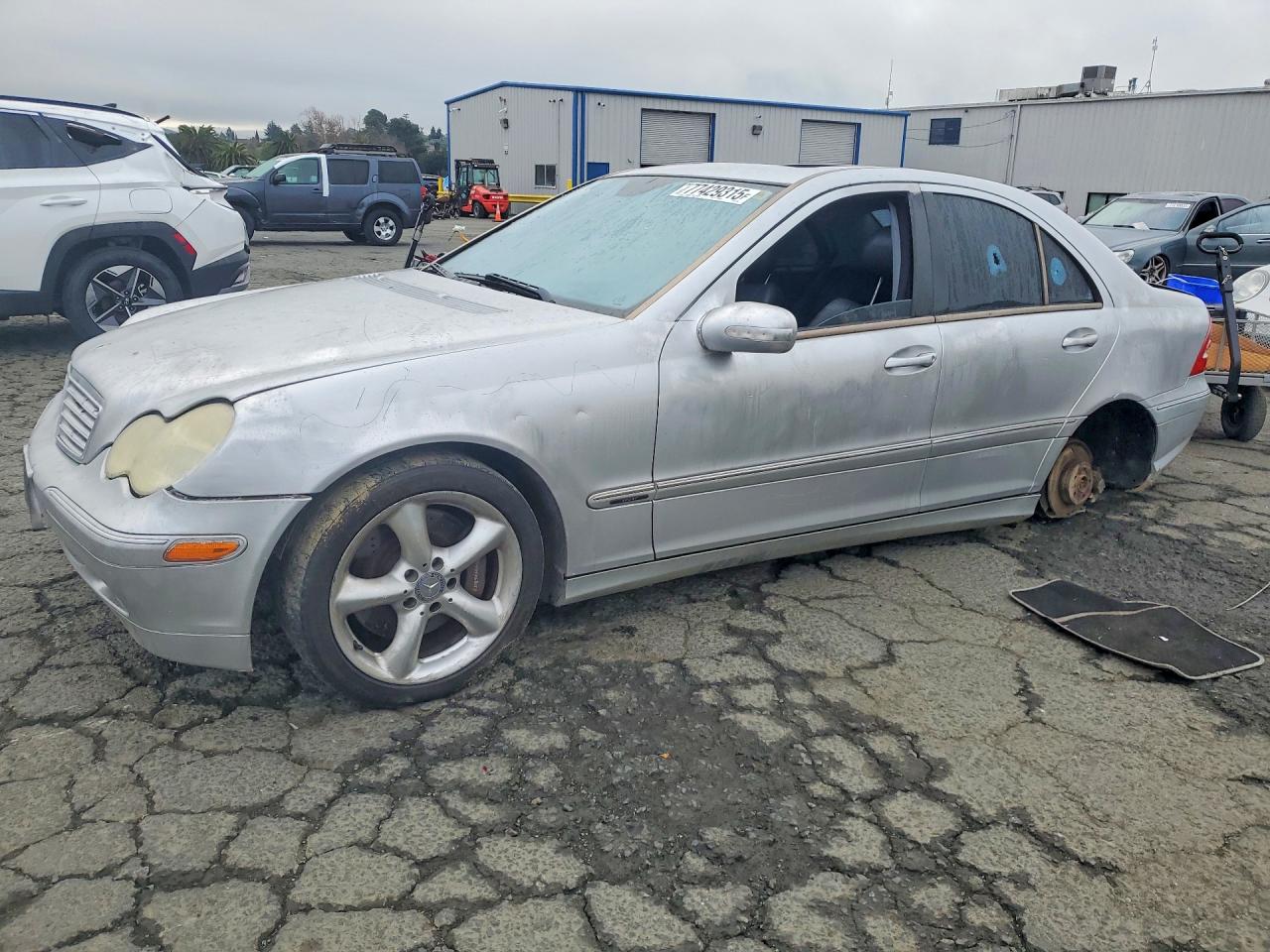 2004 Mercedes-Benz C 320, VIN WDBRF64J74F482169 — Vandalism