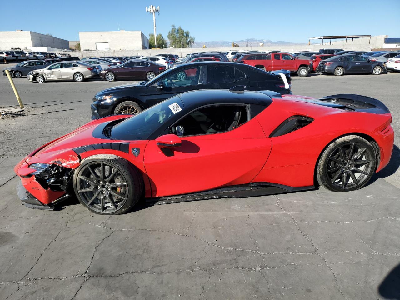 2023 Ferrari SF90, VIN ZFF95NLA9P0296772 — Front end