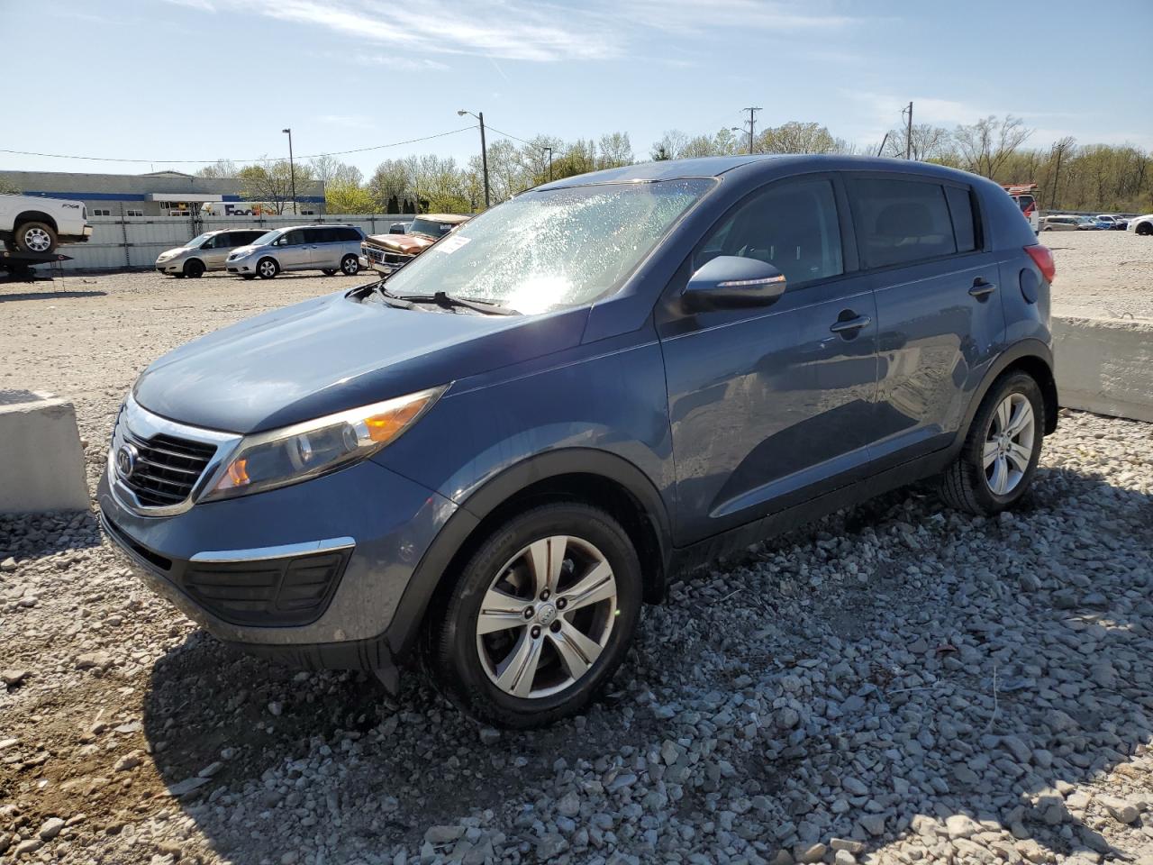 2012 Kia Sportage LX, VIN KNDPB3A28C7250477 — Roof