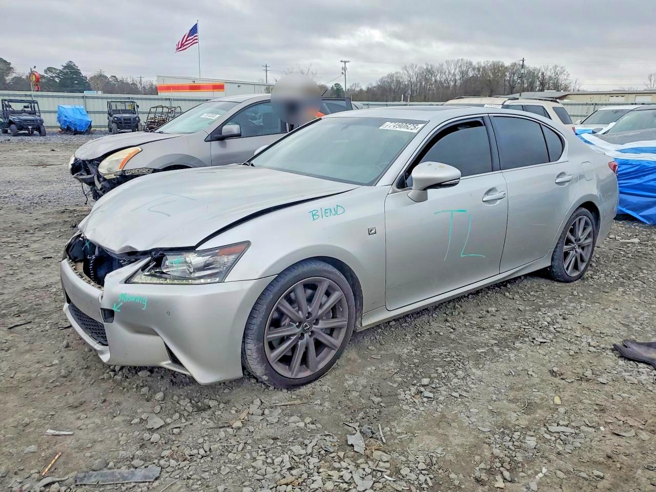 2014 Lexus GS 350, VIN JTHBE1BL8E5043128 — Front end