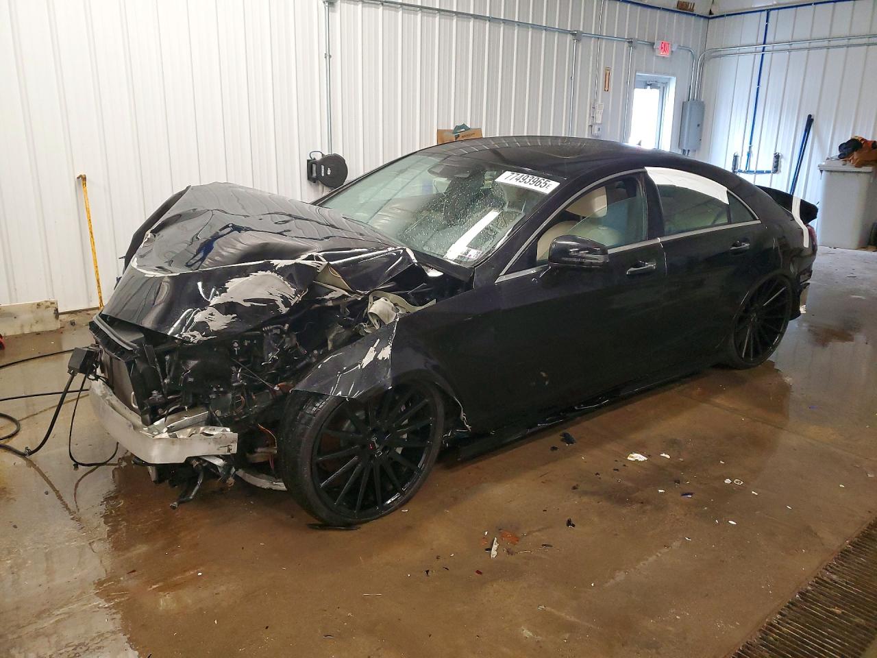 2017 Mercedes-Benz CLS 550, VIN WDDLJ9BB8HA203047 — Front end