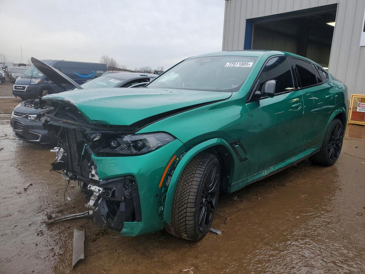 2025 BMW X6 M, VIN 5YM23ET05S9X28900 — Front end