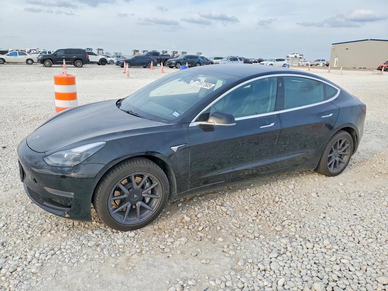 2019 Tesla Model 3 Mid Range, VIN 5YJ3E1EA9KF394995 — Interior fire