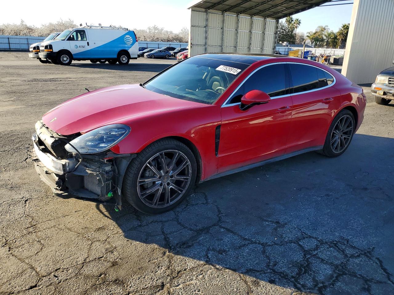 2020 Porsche Panamera 4S, VIN WP0AB2A78LL140421 — Front end
