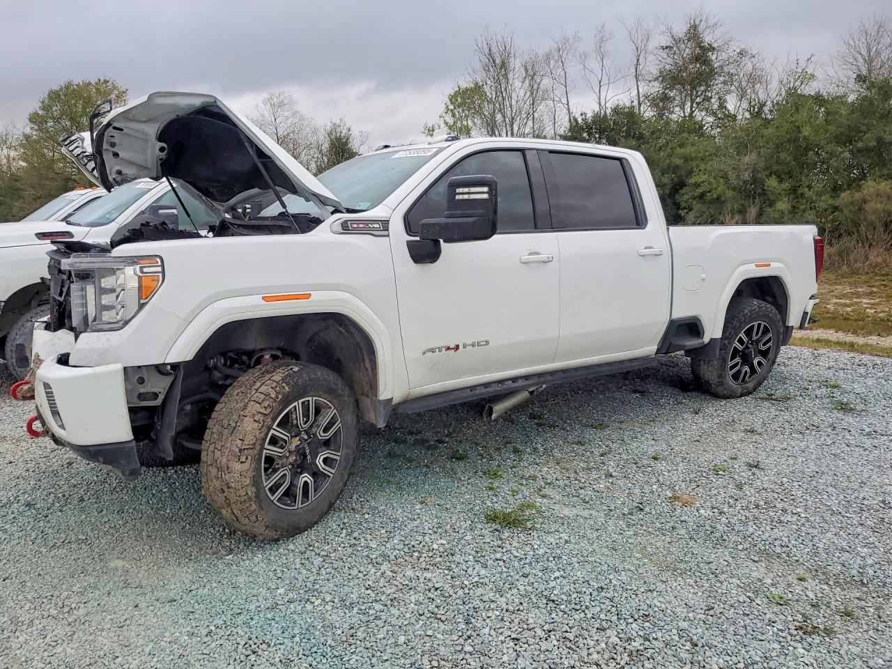2022 GMC Sierra 2500HD AT4, VIN 1GT49PE71NF148734 — Front end