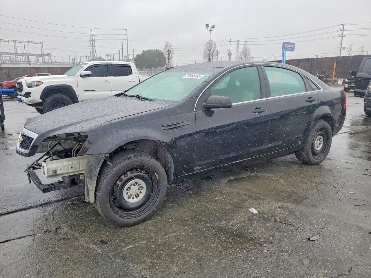 2013 Chevrolet Caprice Police Police, VIN 6G1MK5U23DL827222 — Vandalism