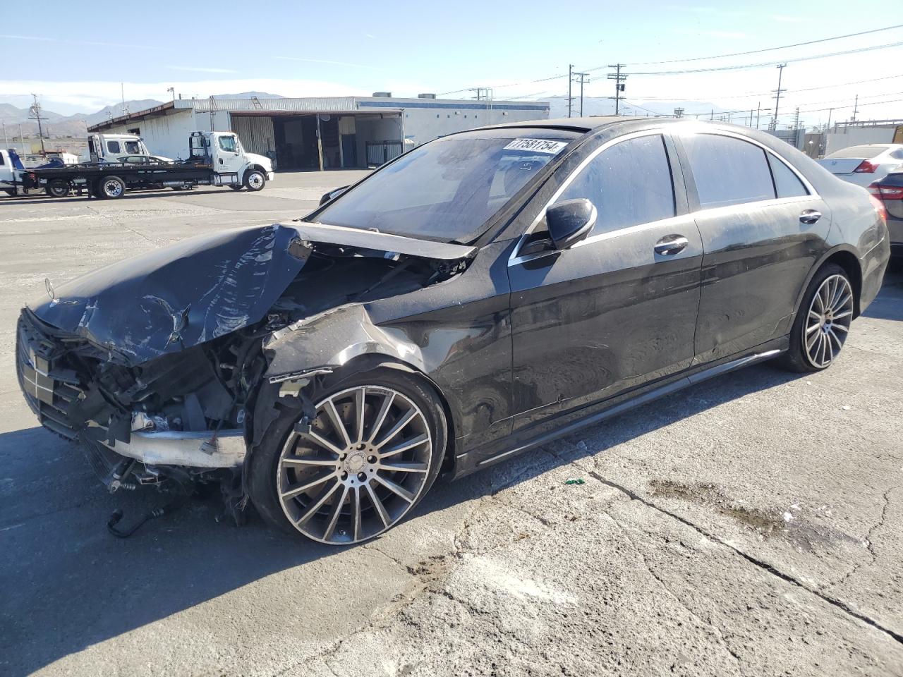 2015 Mercedes-Benz S 550, VIN WDDUG8CB4FA107022 — Front end