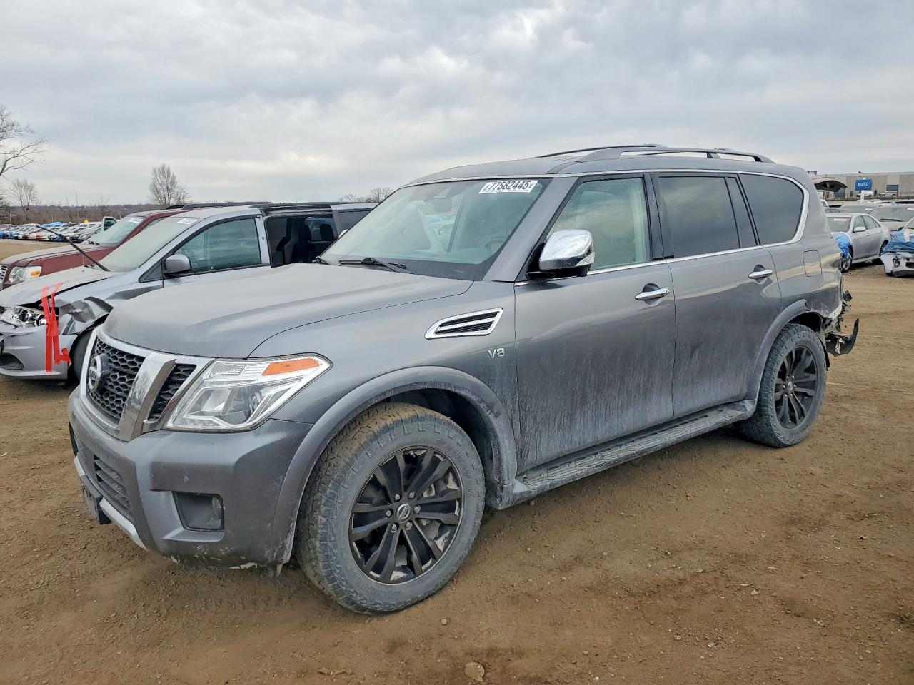 2018 Nissan Armada SV, VIN JN8AY2NC9J9553369 — Rear end