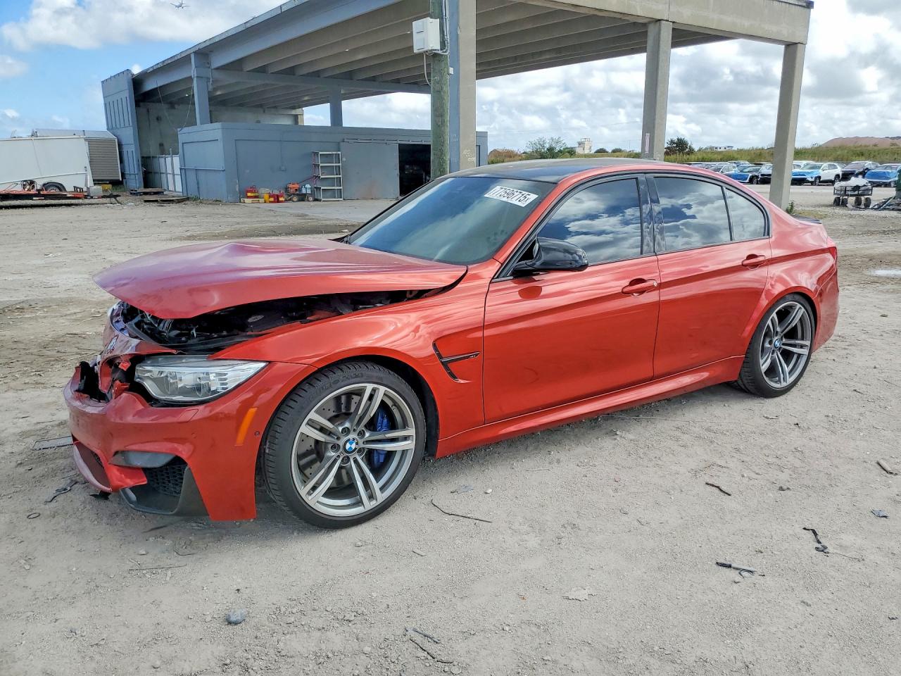 2016 BMW M3, VIN WBS8M9C57G5E68058 — Front end