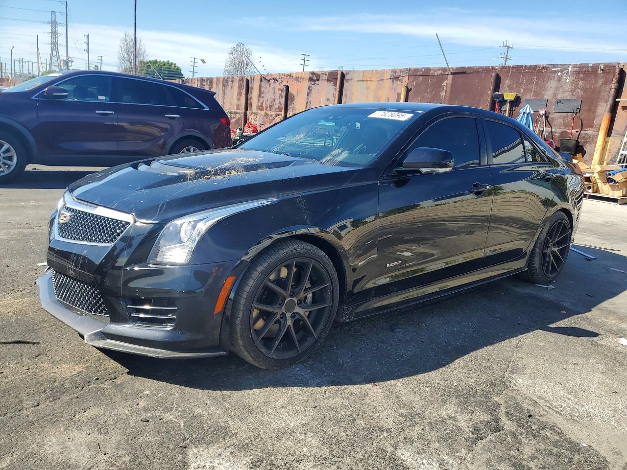 2017 Cadillac ATS-V, VIN 1G6AN5RY9H0202734 — Side
