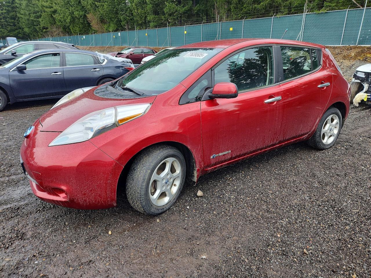 2013 Nissan LEAF S, VIN 1N4AZ0CPXDC403481 — Undercarriage