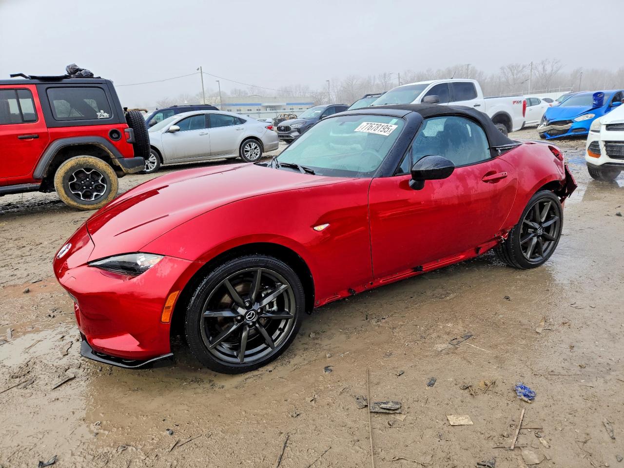 2016 Mazda MX-5 Miata Club, VIN JM1NDAC78G0110734 — Rear end