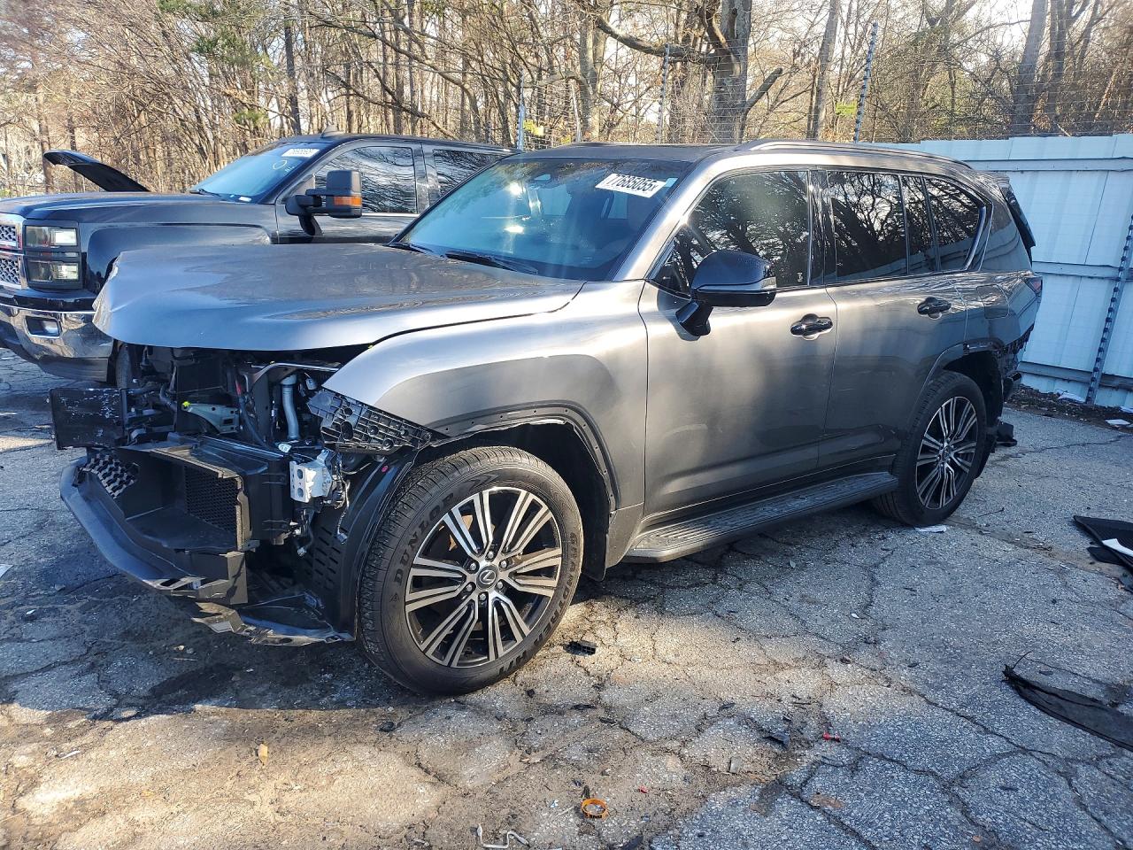 2025 Lexus LX 600 Luxury, VIN JTJGB7CX9S4073077 — Front end