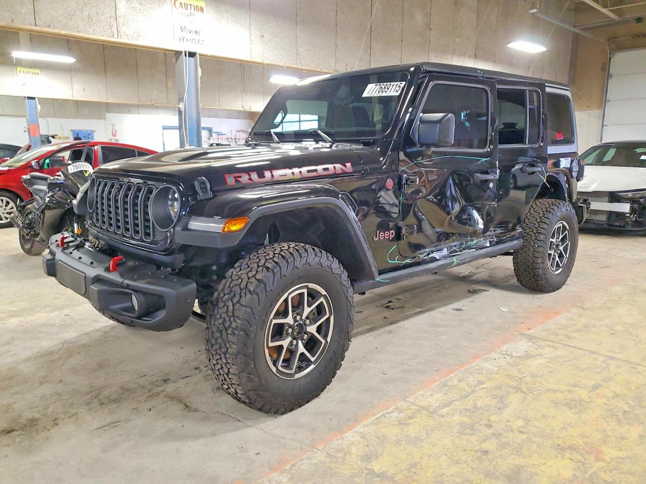 2025 Jeep Wrangler Rubicon, VIN 1C4PJXFG8SW662353 — Auction photo 1 of 12