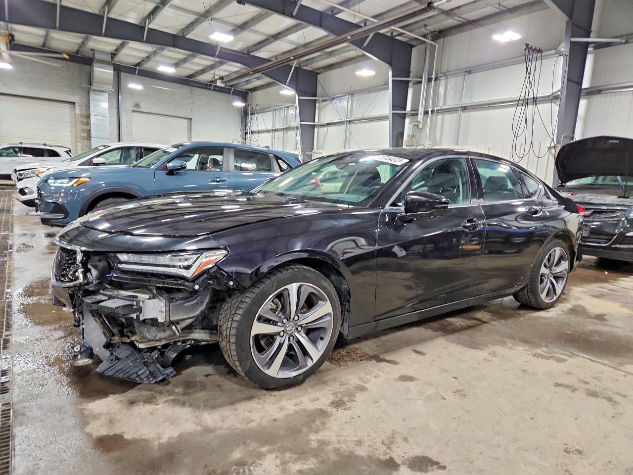 2021 Acura TLX Advance, VIN 19UUB6F68MA003952 — Front end
