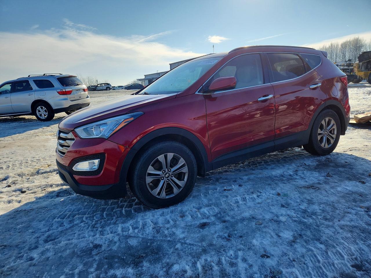 2015 Hyundai Santa Fe, VIN 5XYZU3LB7FG297961 — Burn