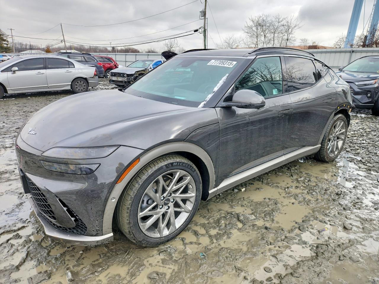 2024 Genesis GV60 Advanced, VIN KMUKCDSC1RU023952 — Rear end