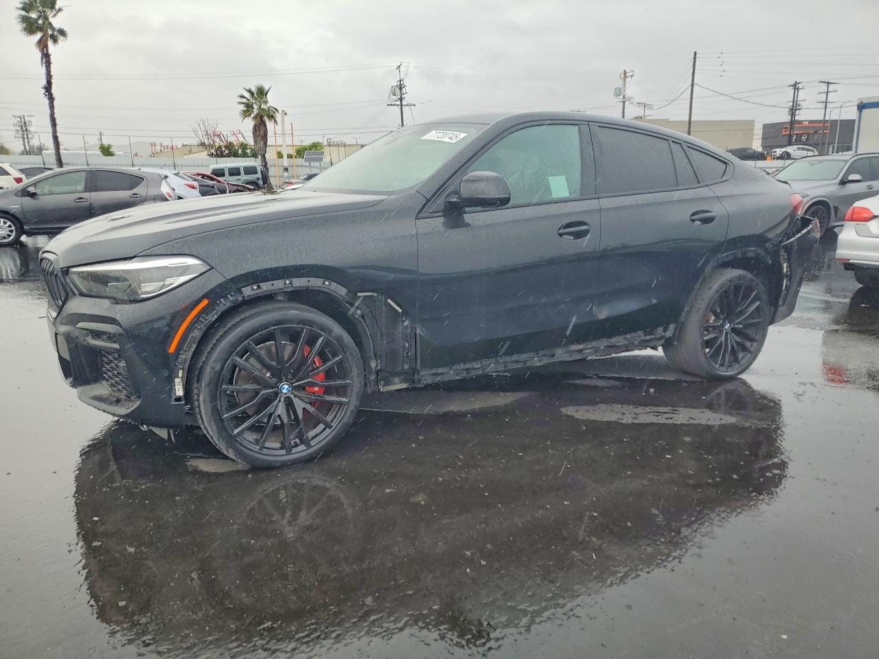 2023 BMW X6 xDrive40i, VIN 5UXCY6C00P9N92430 — Rear end
