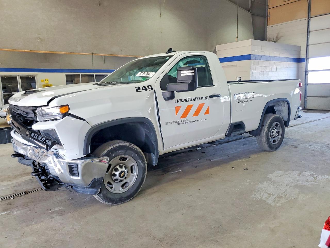 2025 Chevrolet Silverado, VIN 1GC0ALE7XSF182441 — Front end