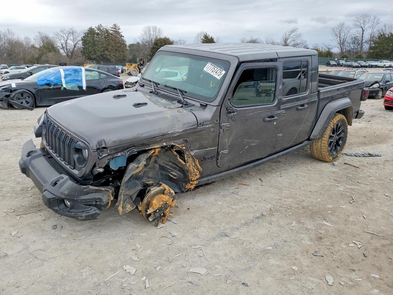 2024 Jeep Gladiator Nighthawk, VIN 1C6HJTAG3RL129141 — Front end