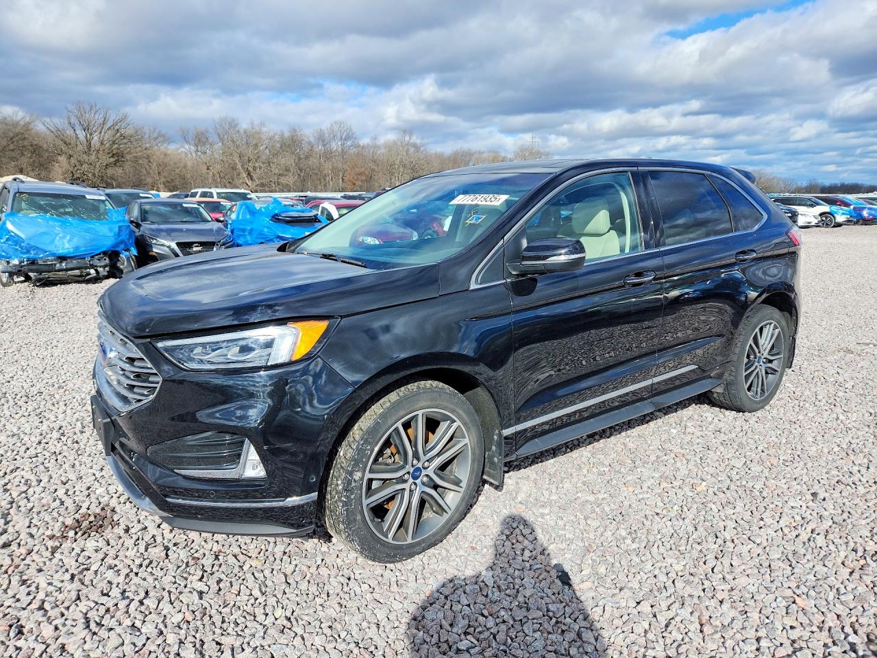 2019 Ford Edge Titanium, VIN 2FMPK4K98KBB20279 — Front end
