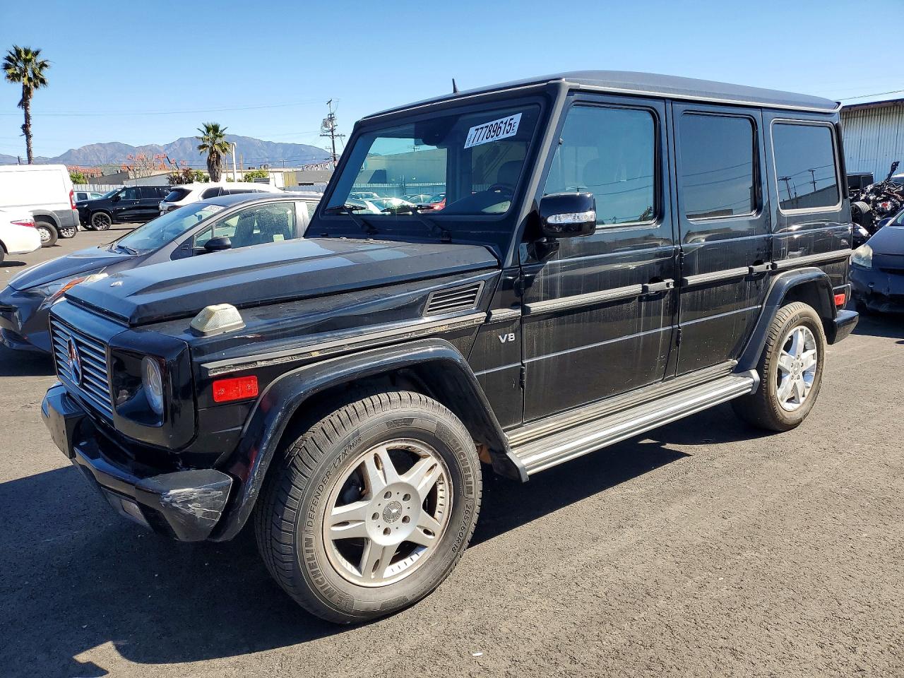 2007 Mercedes-Benz G 500, VIN WDCYR49E17X167624 — Front end