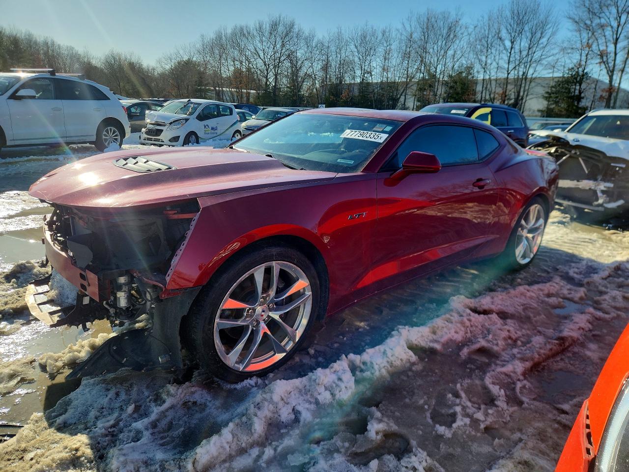 2021 Chevrolet Camaro LT1, VIN 1G1FF1R79M0106959 — Front end