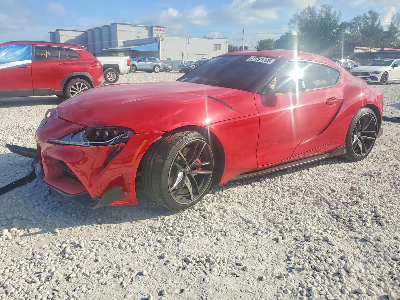 2022 Toyota Supra A91-CF Edition, VIN WZ1DB0C0XNW048389 — Front end