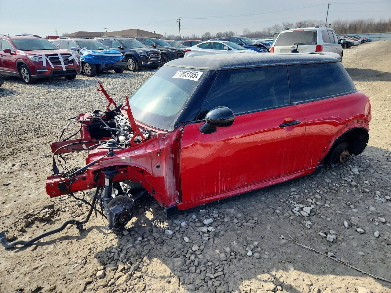 2017 MINI Hardtop John Cooper Works, VIN WMWXM9C56HT997298 — Stripped