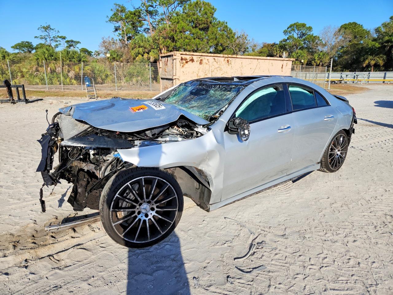 2021 Mercedes-Benz CLA 35 AMG, VIN W1K5J5BB1MN214279 — Rollover