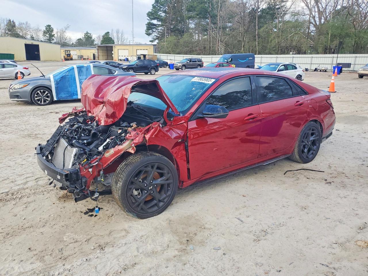 2025 Hyundai Elantra N Line, VIN KMHLR4DF7SU015451 — Front end