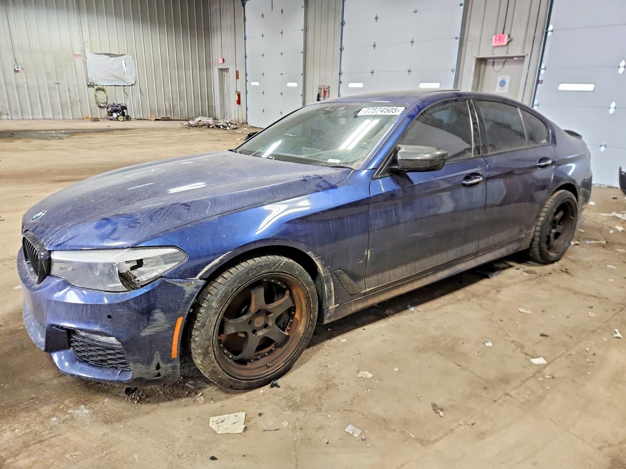 2018 BMW 5 Series 540i, VIN WBAJE5C51JWA97413 — Undercarriage