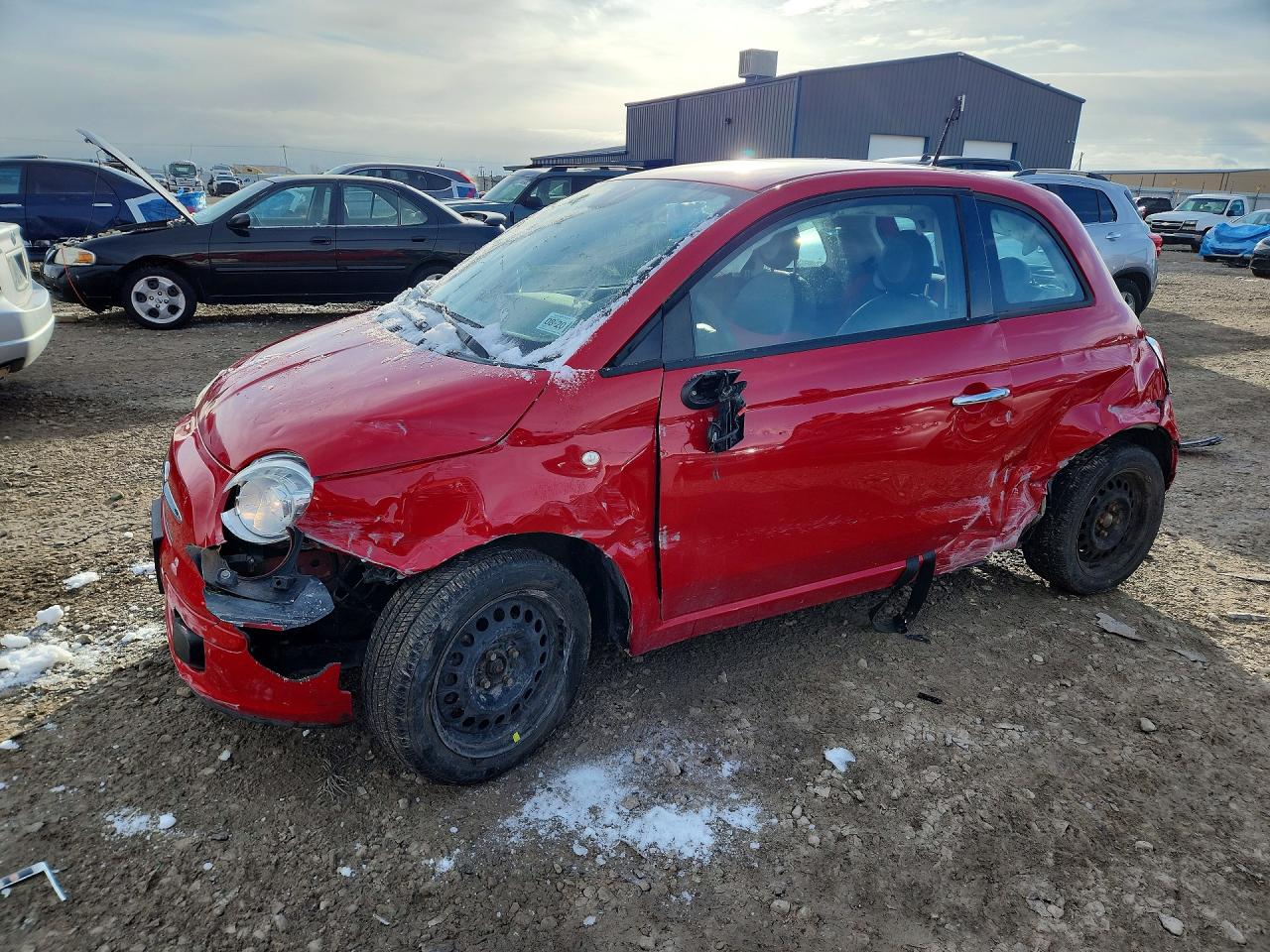 2014 FIAT 500 Pop, VIN 3C3CFFAR0ET169185 — Rear end