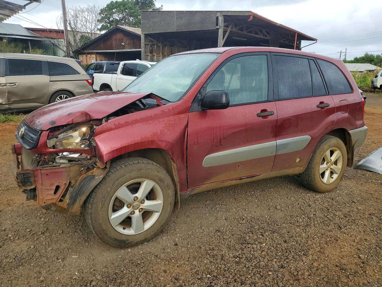 2005 Toyota RAV4, VIN JTEHD20V650062455 — Front end