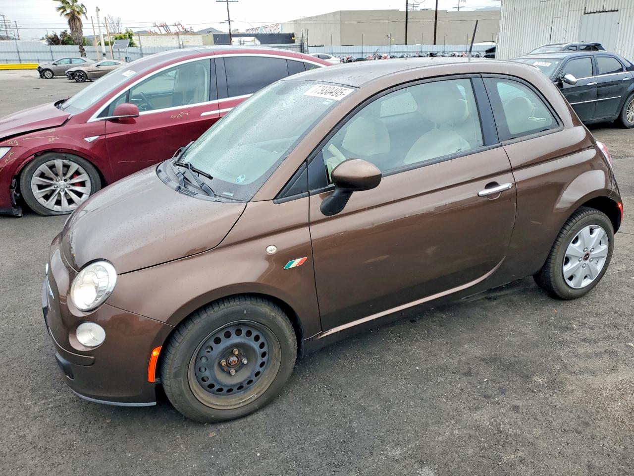 2012 FIAT 500 Pop, VIN 3C3CFFAR8CT272187 — Auction photo 1 of 12