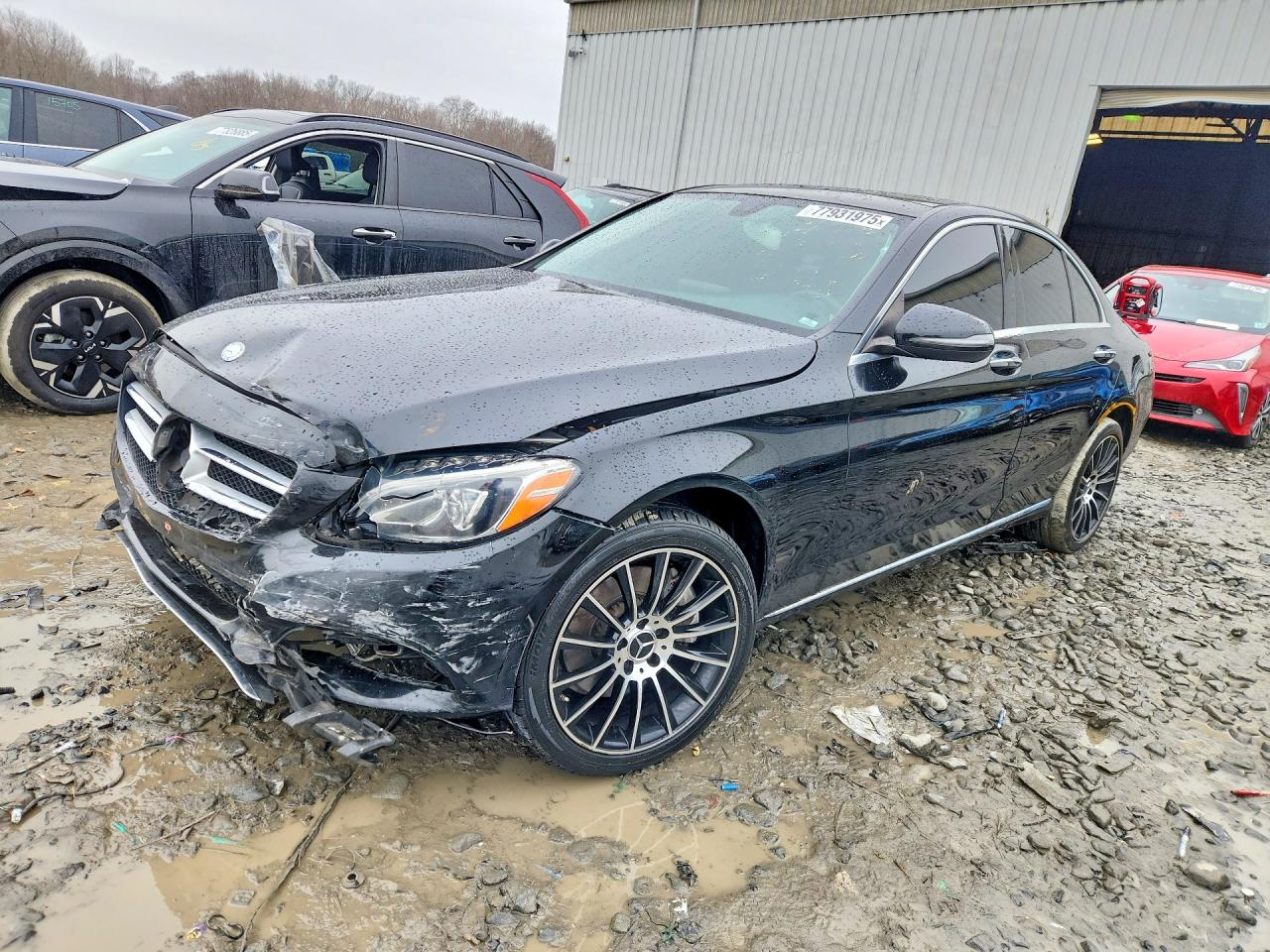 2017 Mercedes-Benz C 300, VIN 55SWF4KB0HU212519 — Front end