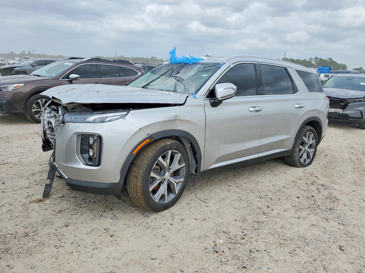 2022 Hyundai Palisade SEL, VIN KM8R34HE3NU369372 — Front end