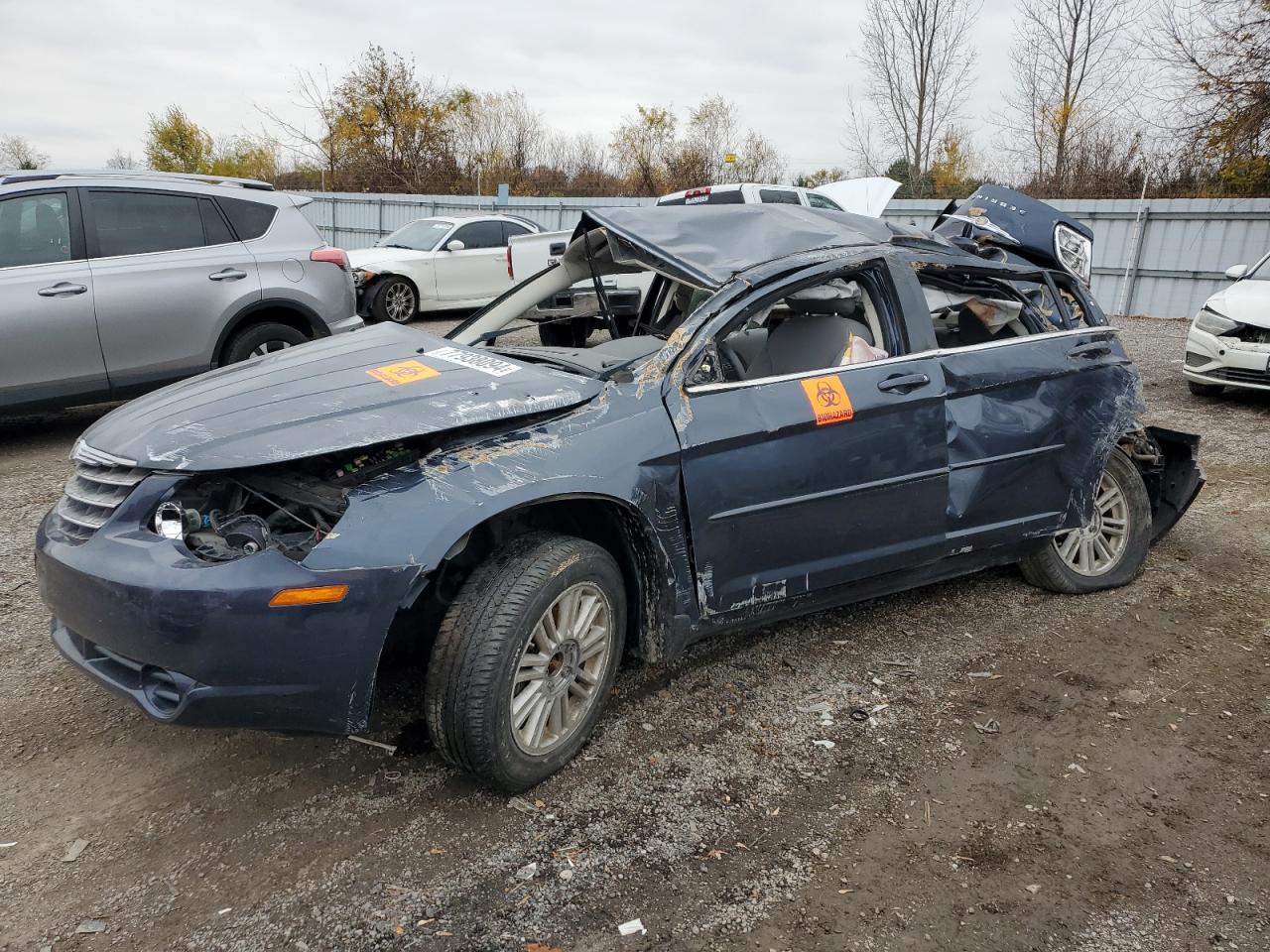 2008 Chrysler Sebring LX, VIN 1C3LC46K48N270288 — Rollover