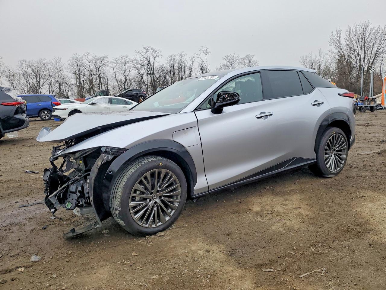 2023 Lexus RZ 450e Luxury, VIN JTJAAAAB9PA015234 — Front end