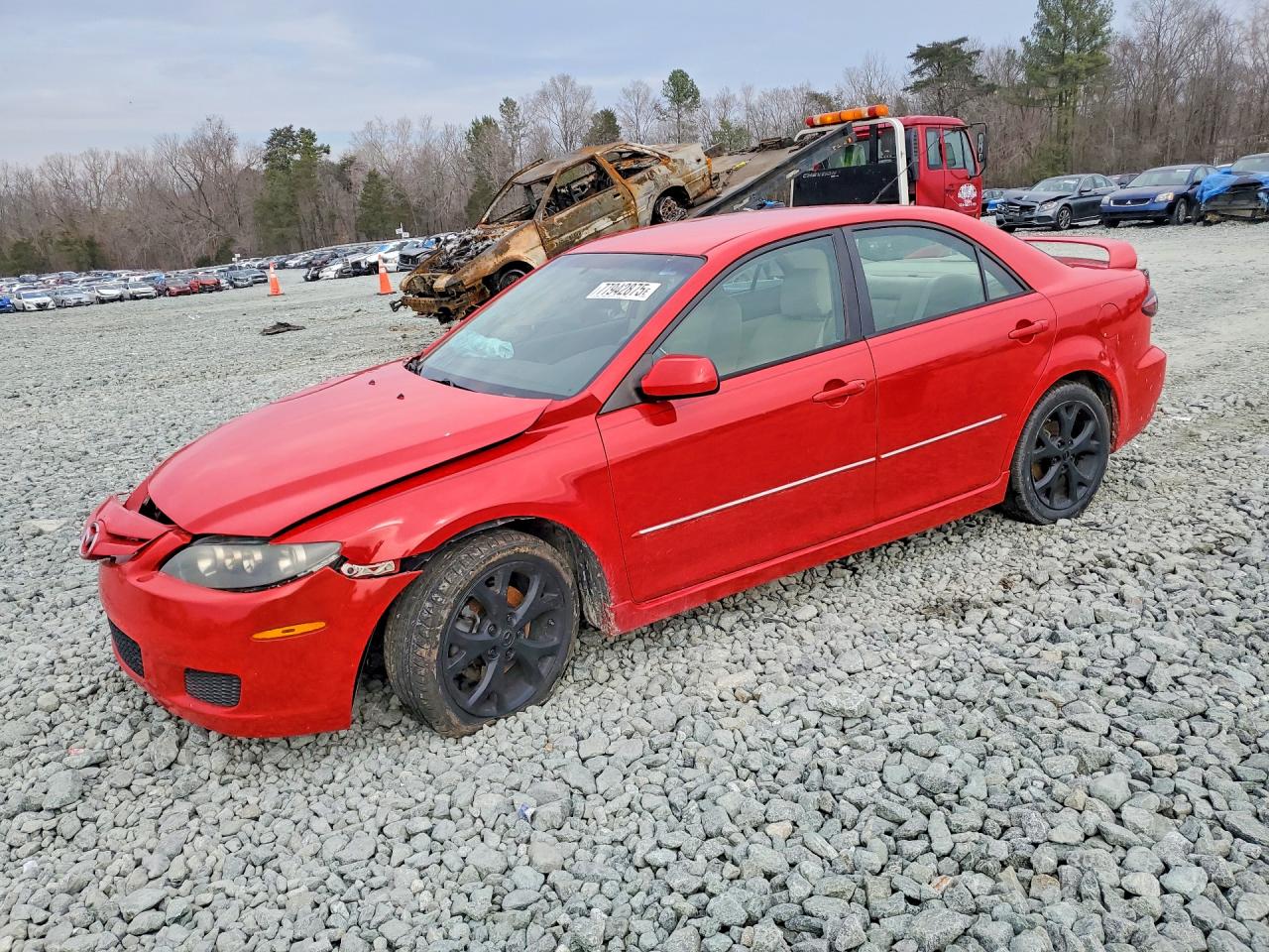 2008 Mazda 6 i Sport VE, VIN 1YVHP80C285M38728 — Перед