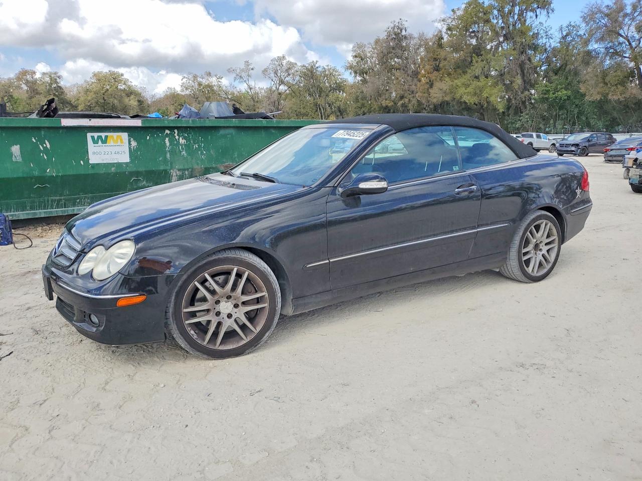 2009 Mercedes-Benz CLK 350, VIN WDBTK56F89T103368 — Vandalism