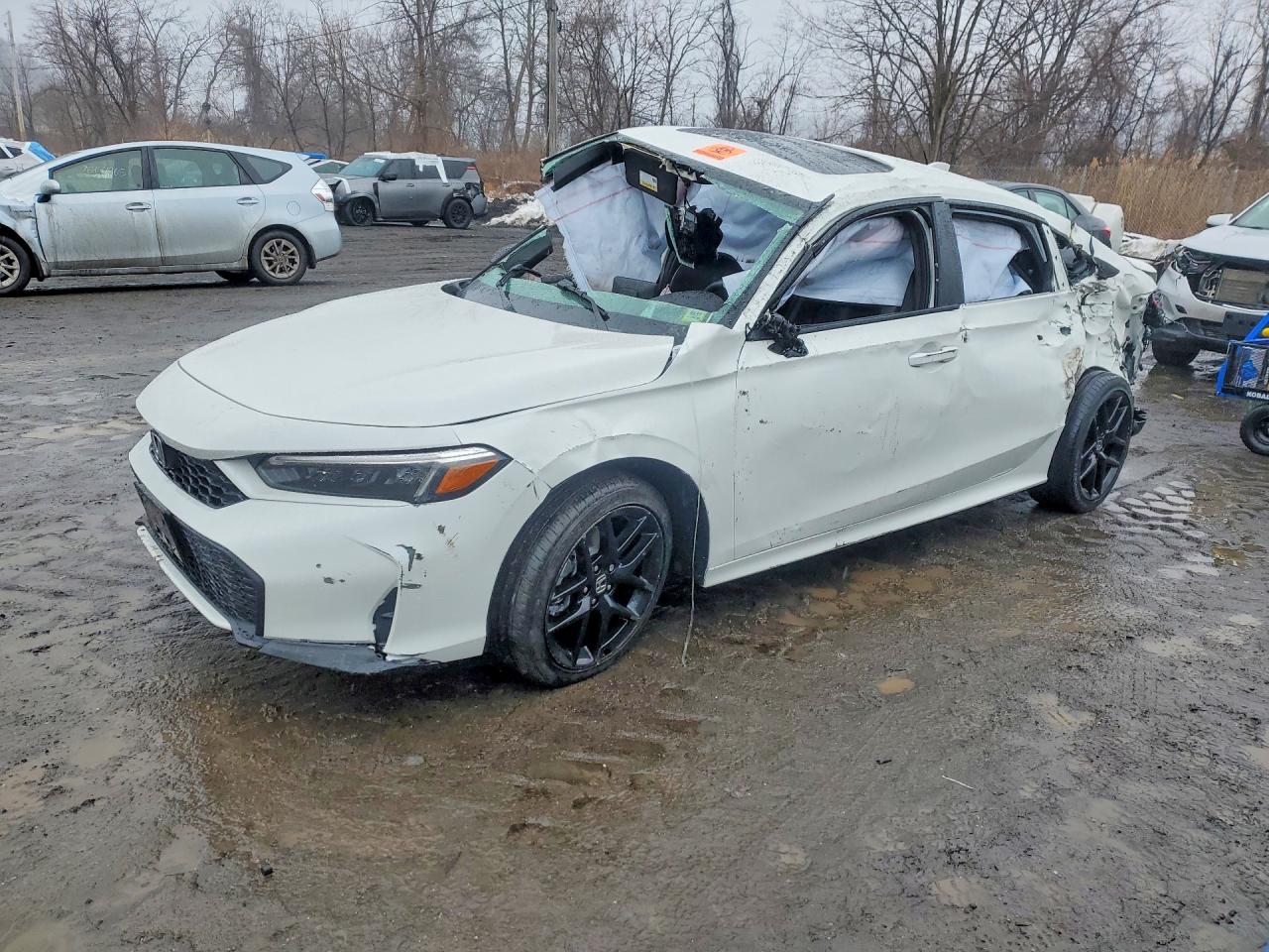 2026 Honda Civic Sport, VIN 2HGFE4F89TH314831 — Опрокидывание