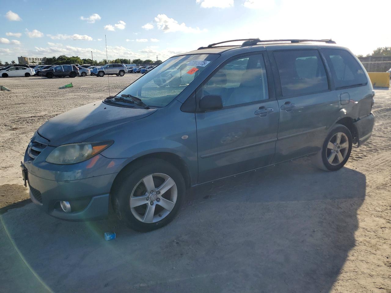 2004 Mazda MPV ES, VIN JM3LW28J440511194 — Rear end