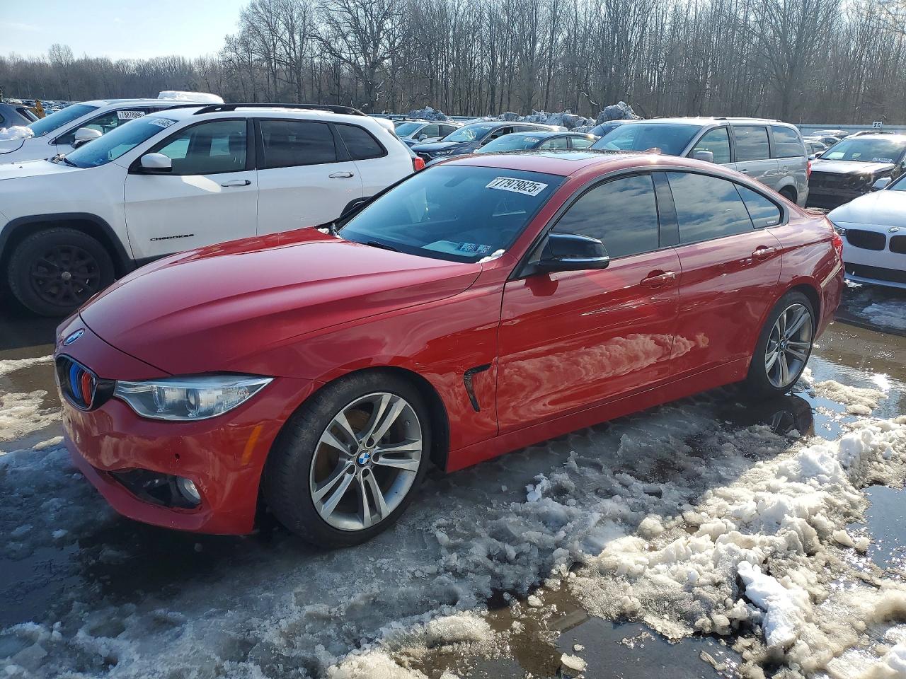 2015 BMW 4 Series 428i, VIN WBA4A9C59FGL87185 — Rear end