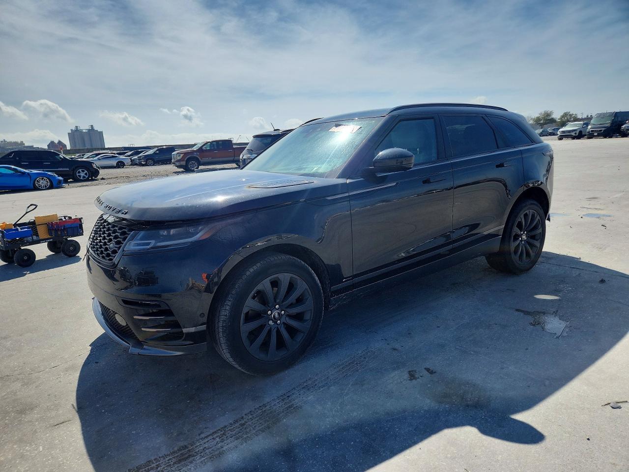 2019 Land Rover Range Rover Velar R-Dynamic SE, VIN SALYL2EX9KA783384 — Engine fire