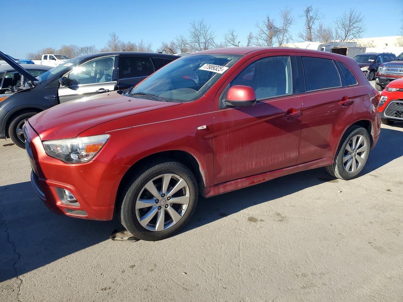 2012 Mitsubishi Outlander SE, VIN JA4AP4AU6CZ009949 — Vandalism