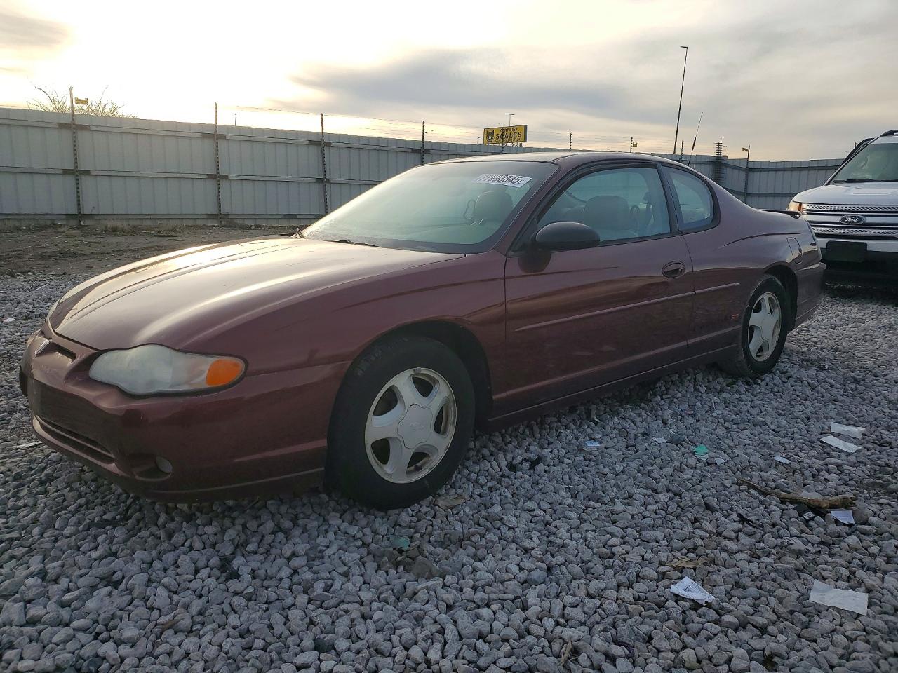 2001 Chevrolet Monte Carlo SS, VIN 2G1WX15K119231575 — Пожар