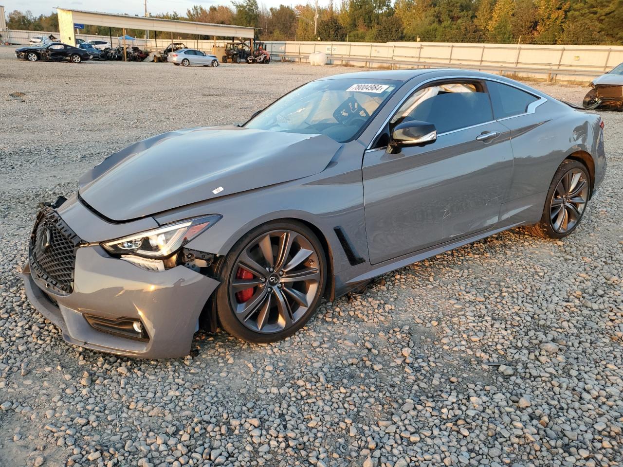 2021 Infiniti Q60 Red Sport 400, VIN JN1FV7LK5MM530385 — Фото с аукциона