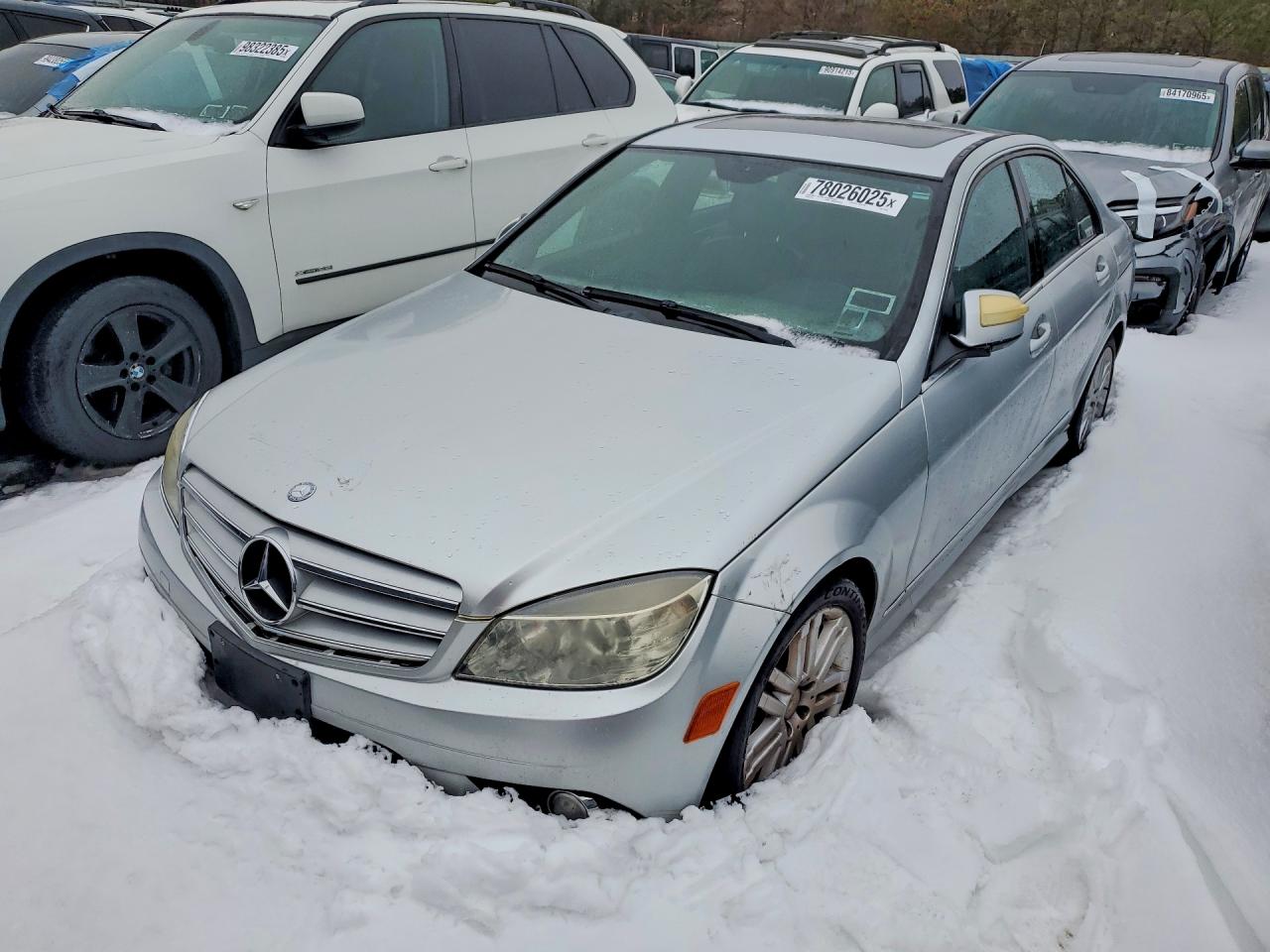2008 Mercedes-Benz C 300 Sport, VIN WDDGF81X68F141452 — Front end